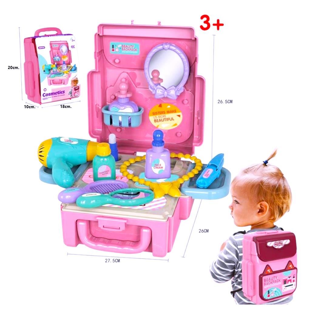 MOCHILA 2 EN 1 - SET BELLEZA
